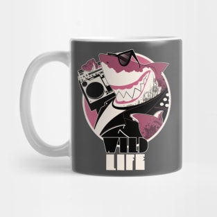 Wild Life Punker Shark Mug